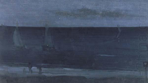 Noc-turne:Blue and Silver-Bognor (mk43), James Mcneill Whistler